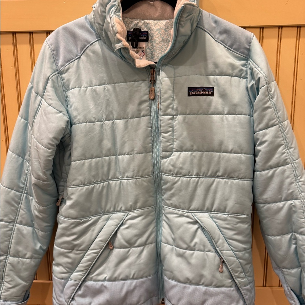 Patagonia Light Blue  Puffer Jacket